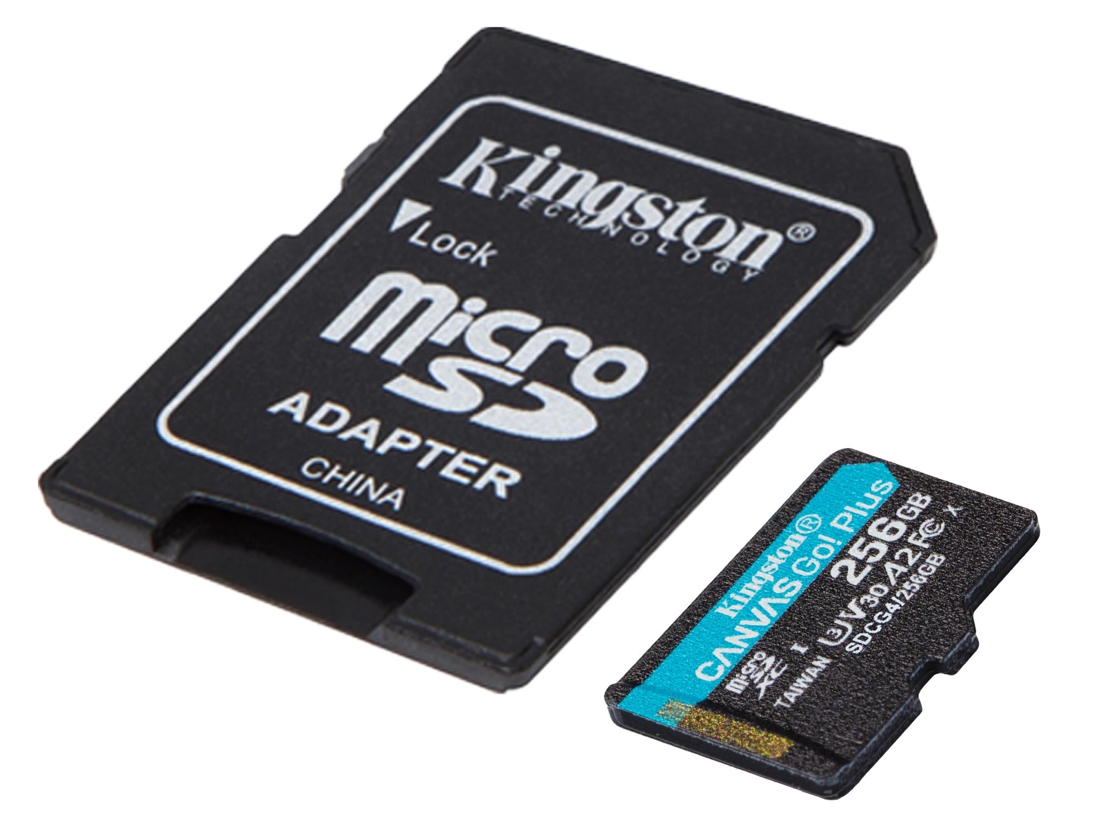 Kingston Canvas Go! Plus microSD 256GB Minneskort