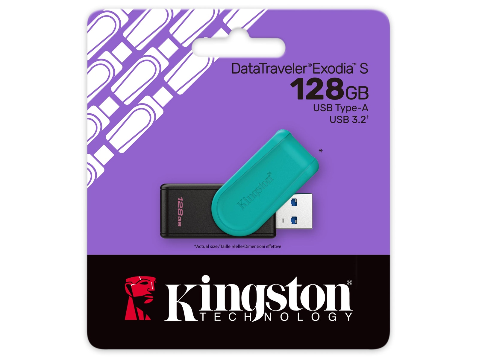 Kingston DataTraveler Exodia S USB Minnepenn 128GB USB-minnen