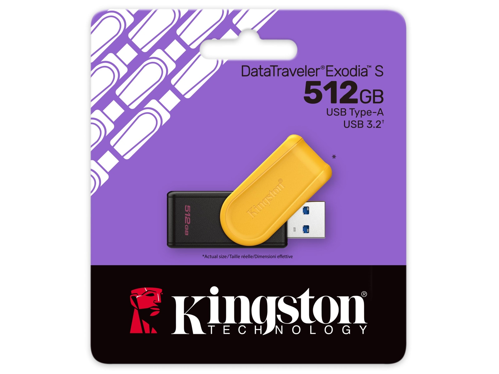Kingston DataTraveler Exodia S USB Minnepenn 512GB USB-minnen