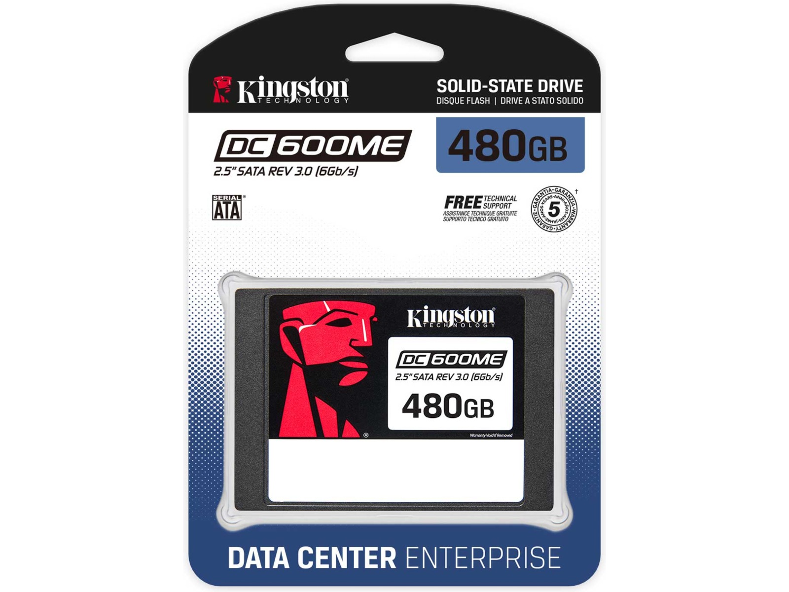 Kingston DC600ME 2.5" SATA 480GB SSD 2.5