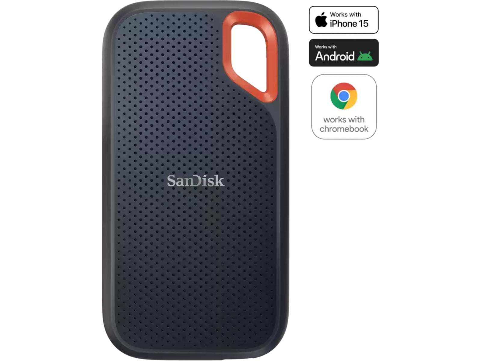 SanDisk Extreme Ekstern SSD 2TB SSD Extern