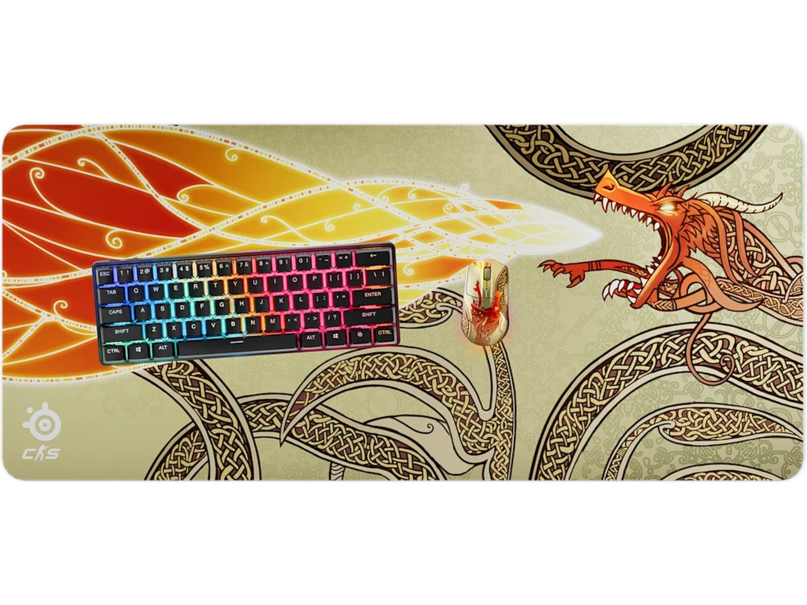 SteelSeries Qck XXL CS2 Dragon Lore Musematta Gamingmusmatta