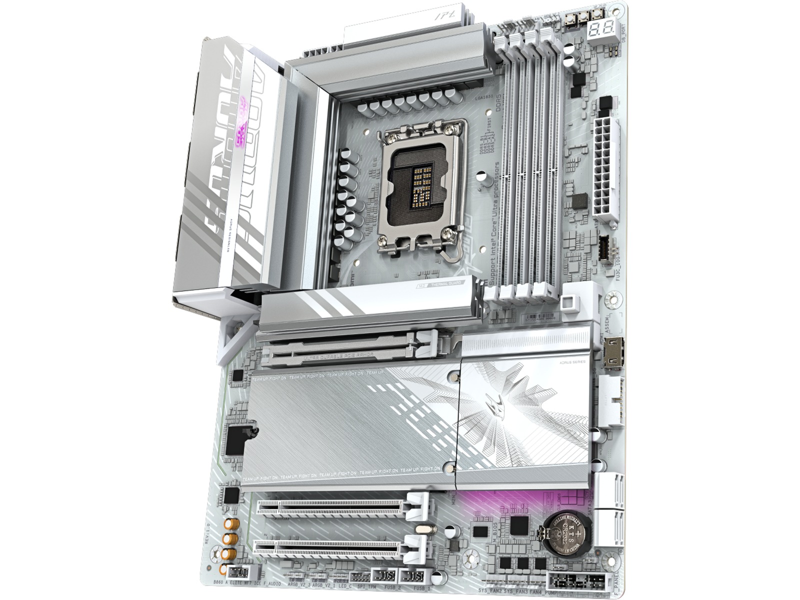 Gigabyte B860 AORUS ELITE WF7 ICE Moderkort Intel Socket