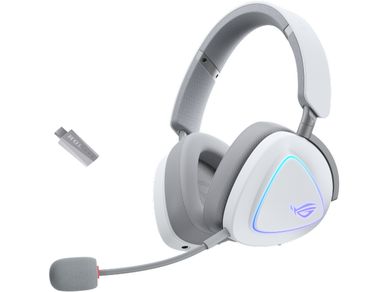 Asus ROG Delta II Trådlöst Gamingheadset (vit) Gamingheadset