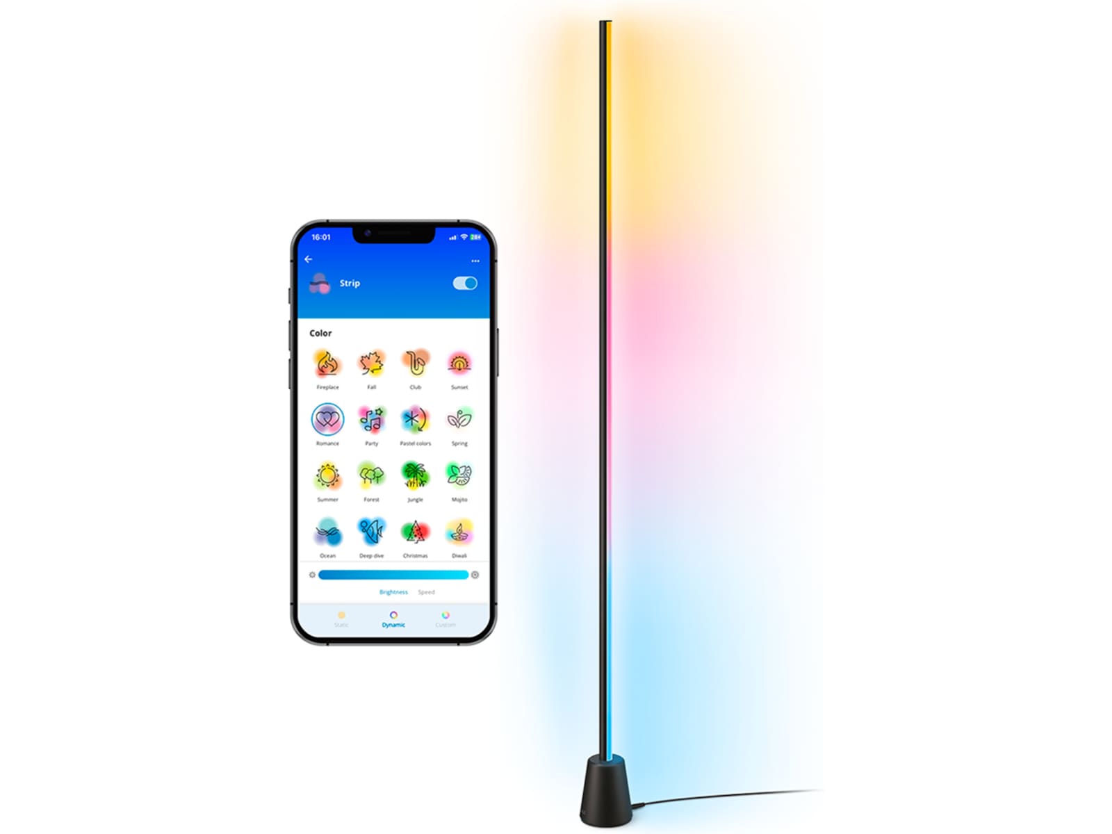 WiZ RGBIC Gradient golvlampa Golvlampa