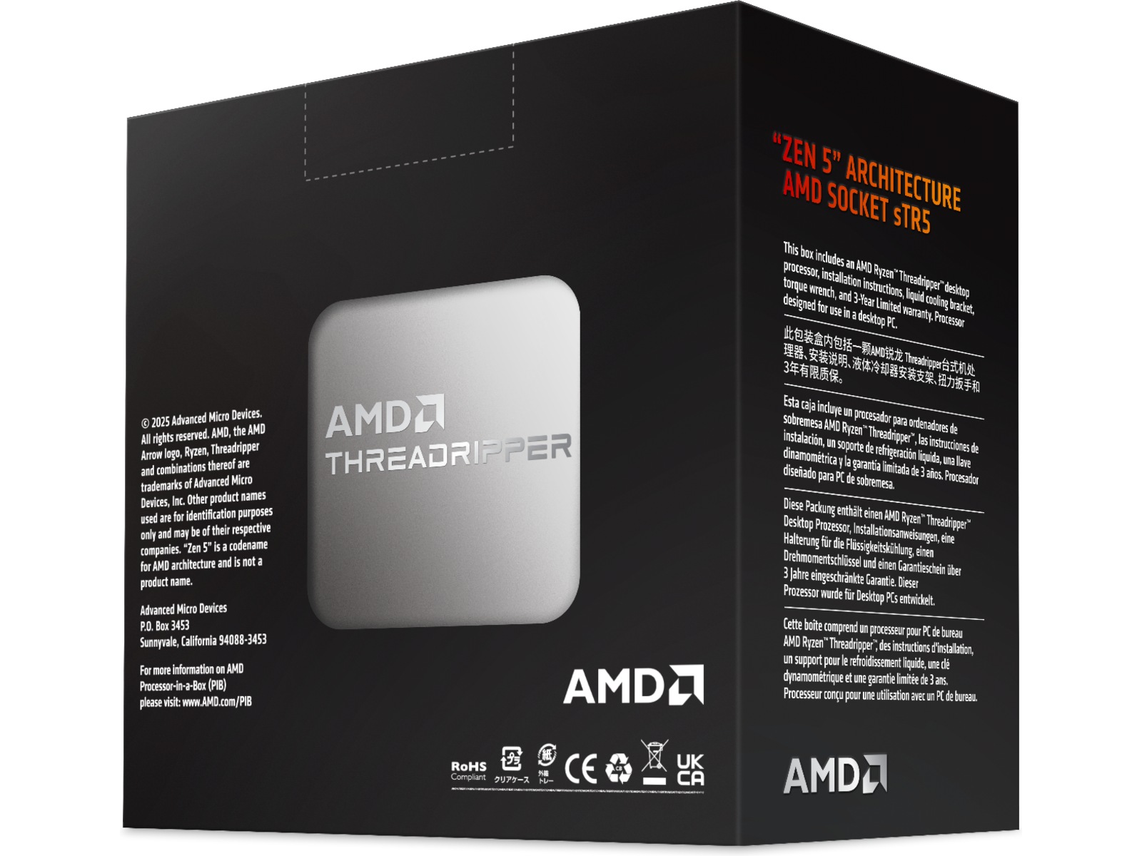AMD Ryzen Threadripper 9980X Processor