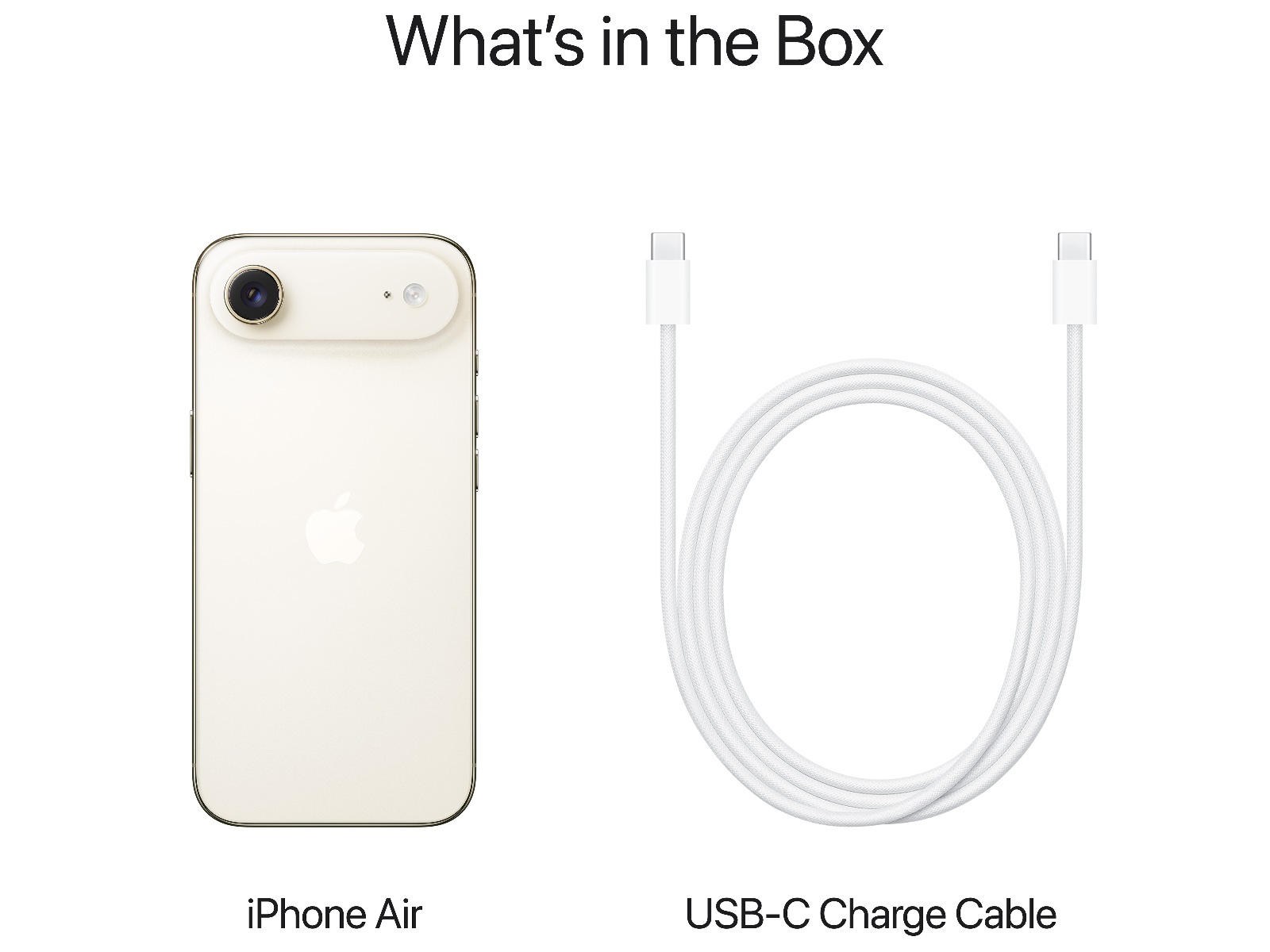 iPhone Air 1TB (ljust guld) Mobiltelefoner