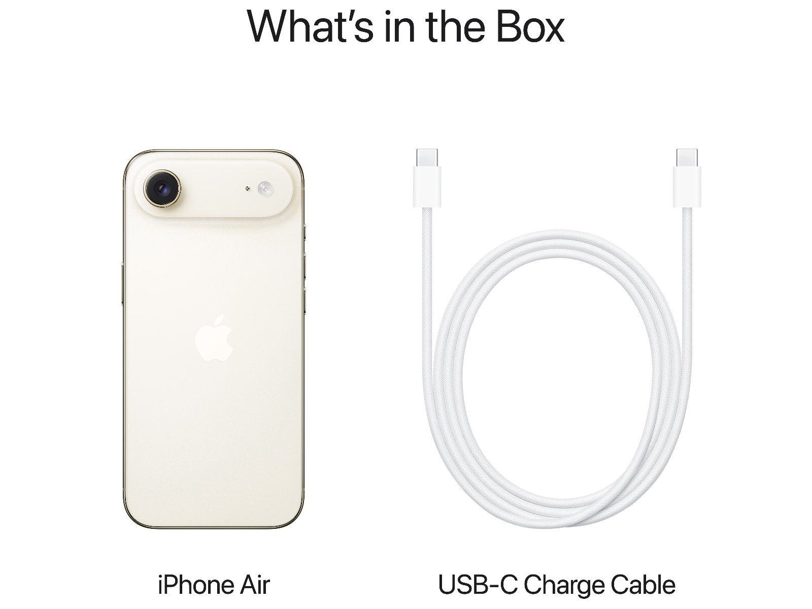 iPhone Air 512GB (ljust guld) Mobiltelefoner