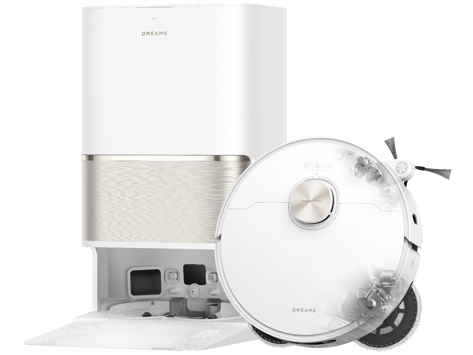 Dreame L50 Ultra robotdammsugare (vit) -B-Grade Demo hem & hushåll