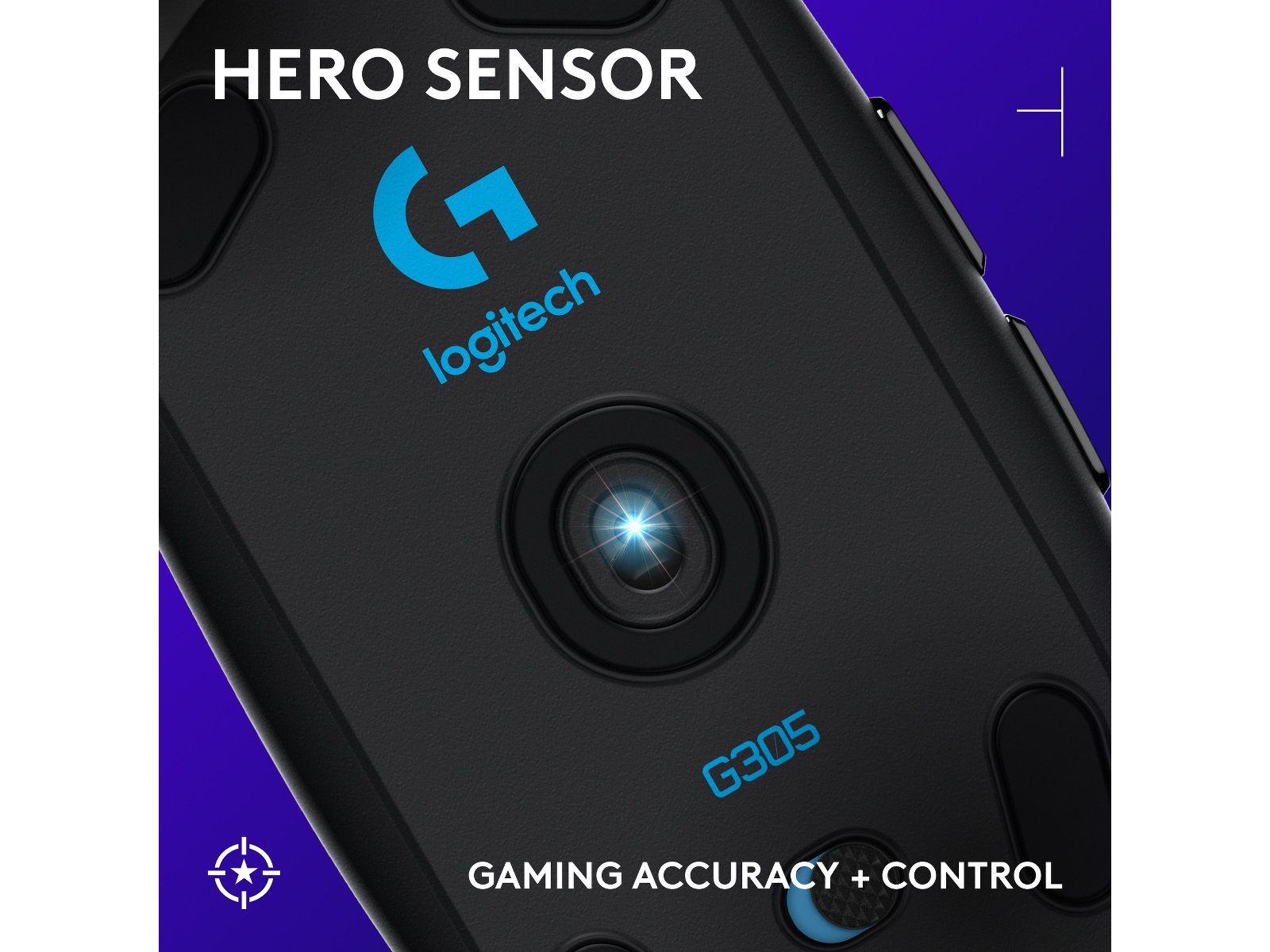 Logitech G305 Lightspeed Trådlös Gamingmus (svart) Gamingmus