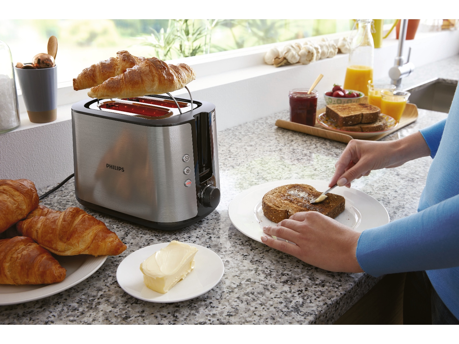 Philips Viva Collection Brödrostar