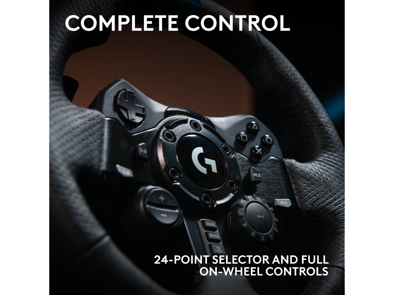 Logitech G923 Driving Force Racing PS4/PS5/PC Ratt och pedaler