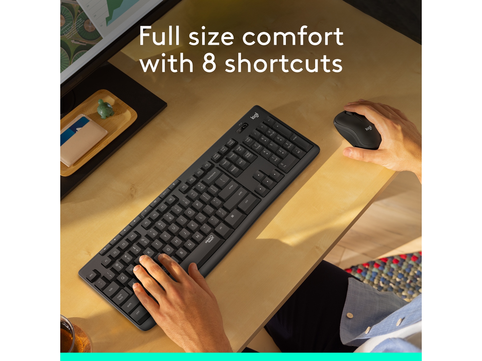 Logitech MK295 Silent Wireless Combo - GRAPHITE Mus & tangentbord -combo-paket