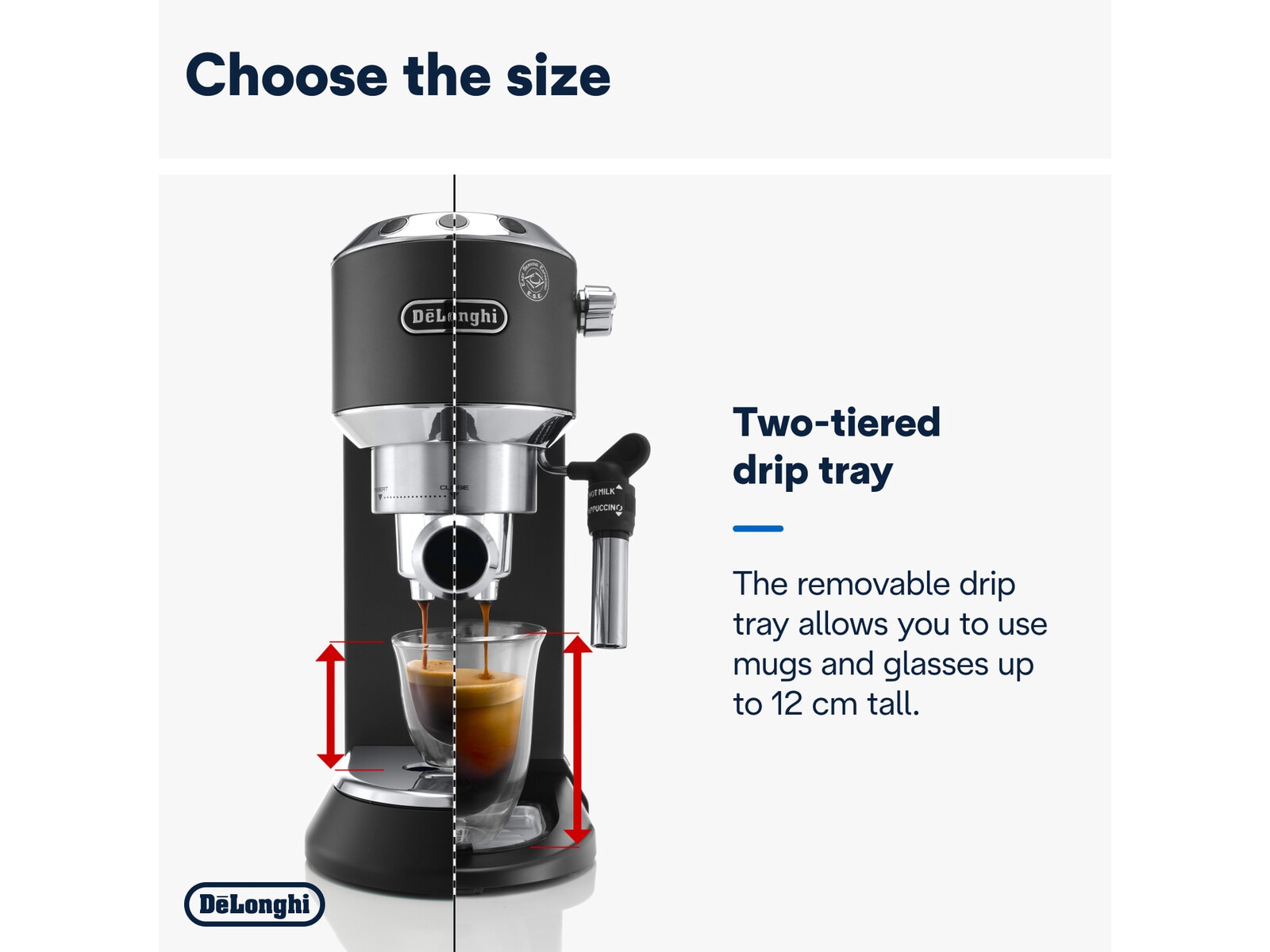 DeLonghi Dedica Style EC685.BK Manuell espressomaskin (svart) Espressomaskiner