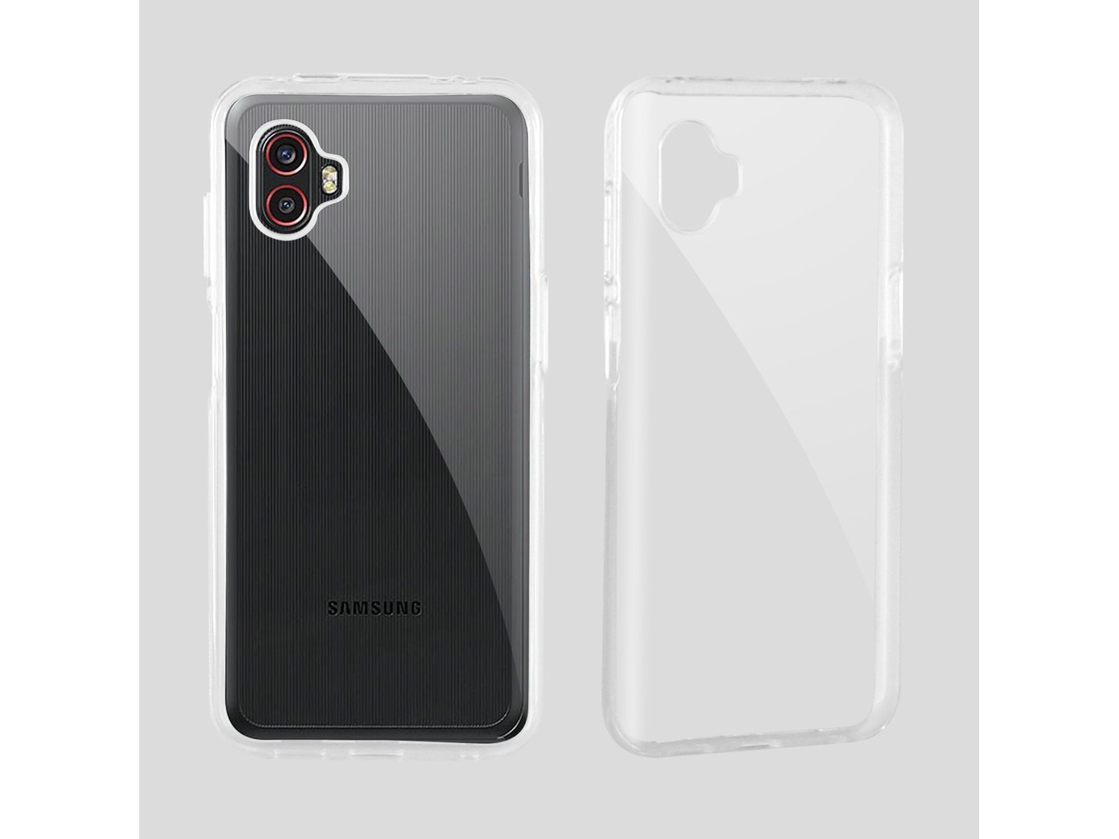 iiglo Galaxy Xcover 6 Pro Silikonskydd (transparent) Mobilskal