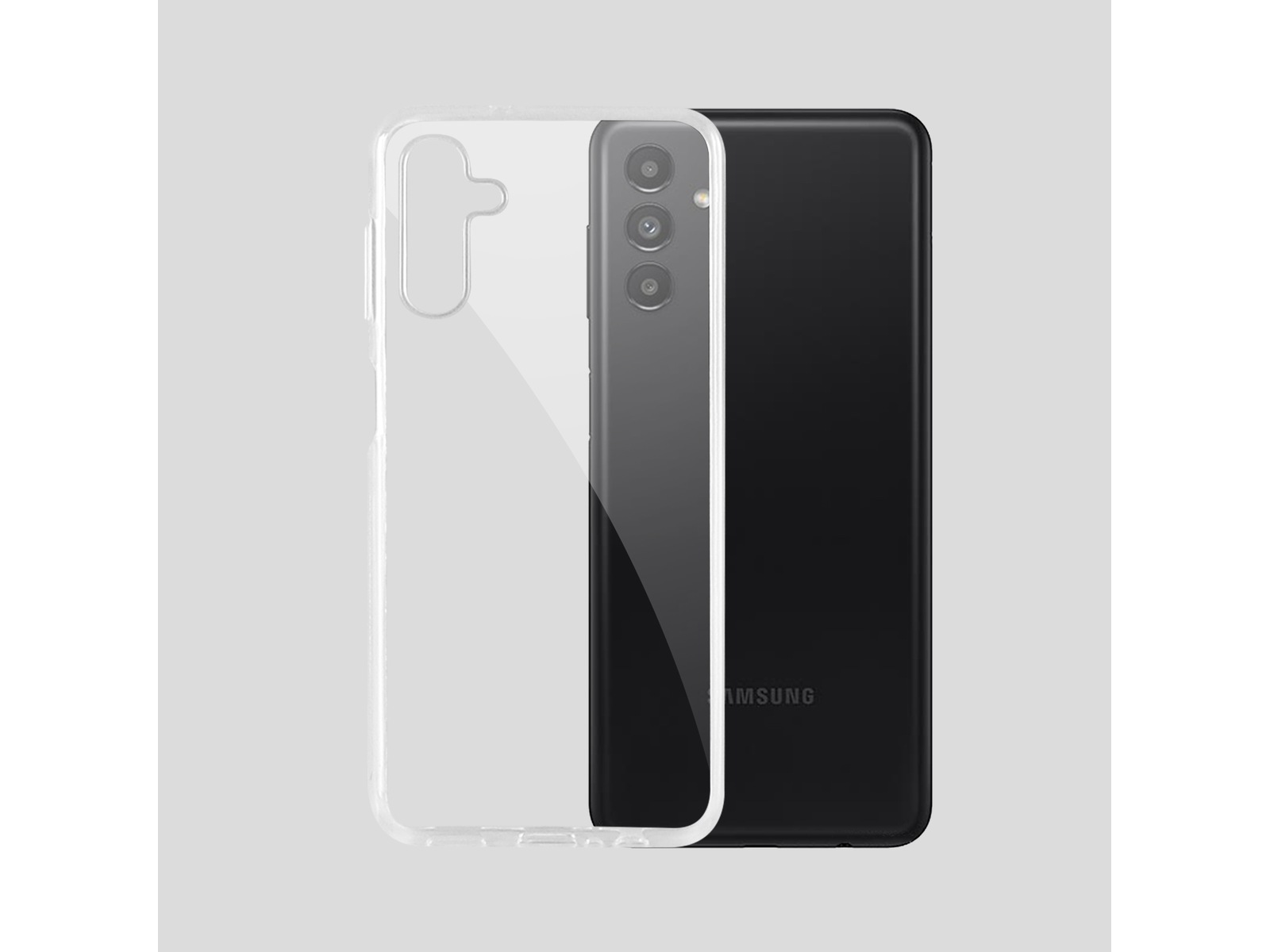 iiglo Galaxy A13 5G / A04S Silikonskal (transparent) Mobilskal