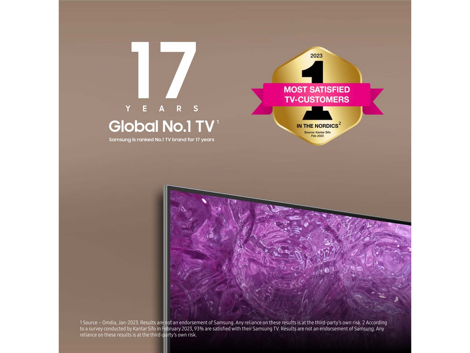 Samsung 75" QN90C Neo QLED 4K TQ75QN90C 70 - 79 tums TV