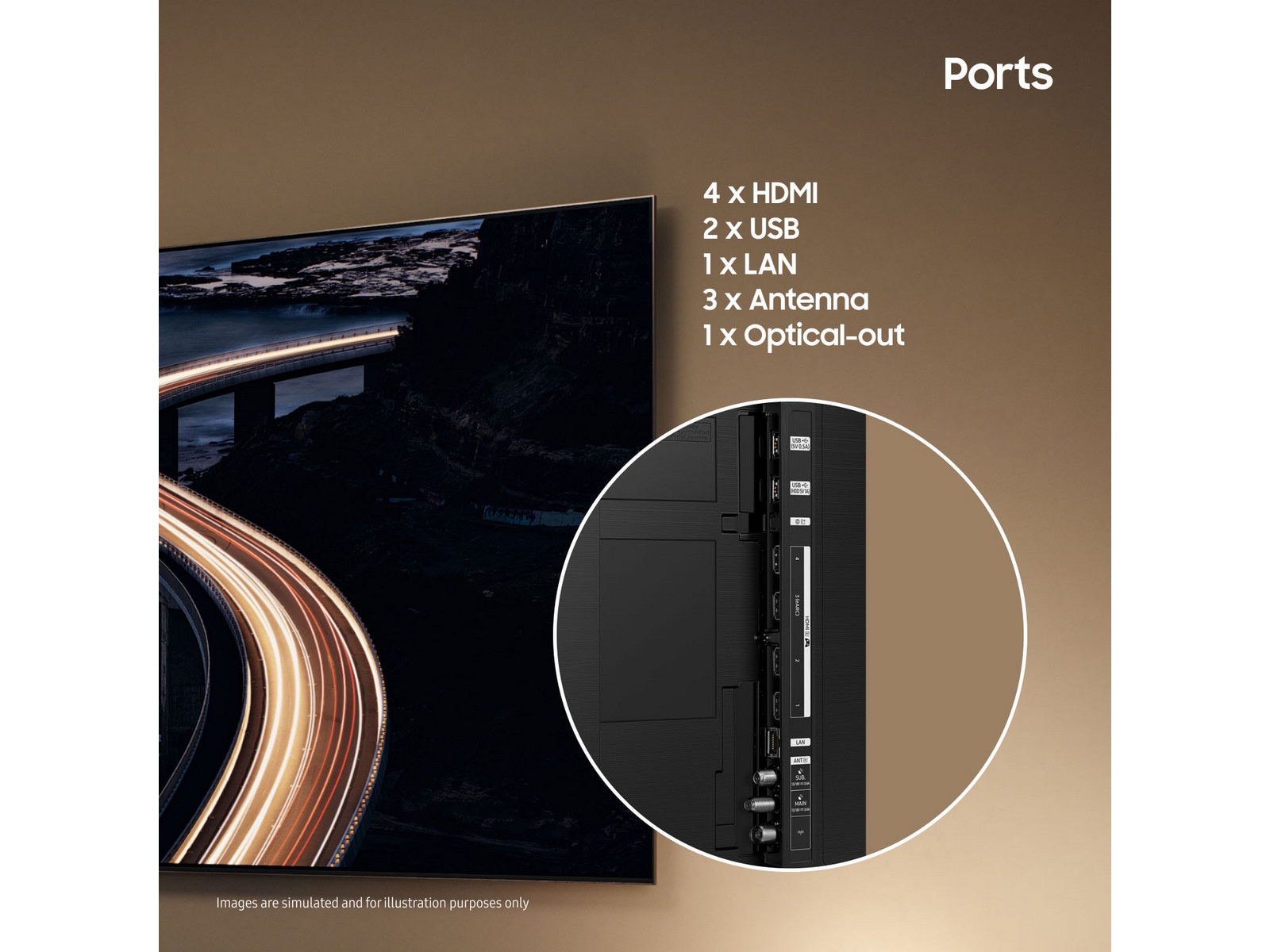 Samsung 75" QN90C Neo QLED 4K TQ75QN90C 70 - 79 tums TV