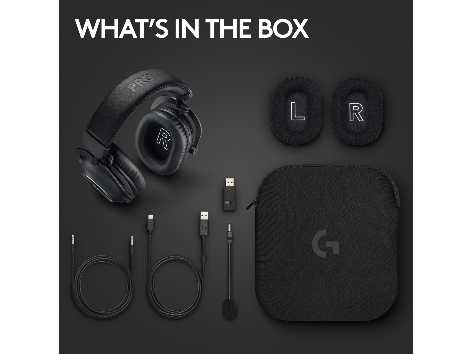 Logitech Pro X 2 Lightspeed Trådlöst Gaming Headset (svart) Gamingheadset