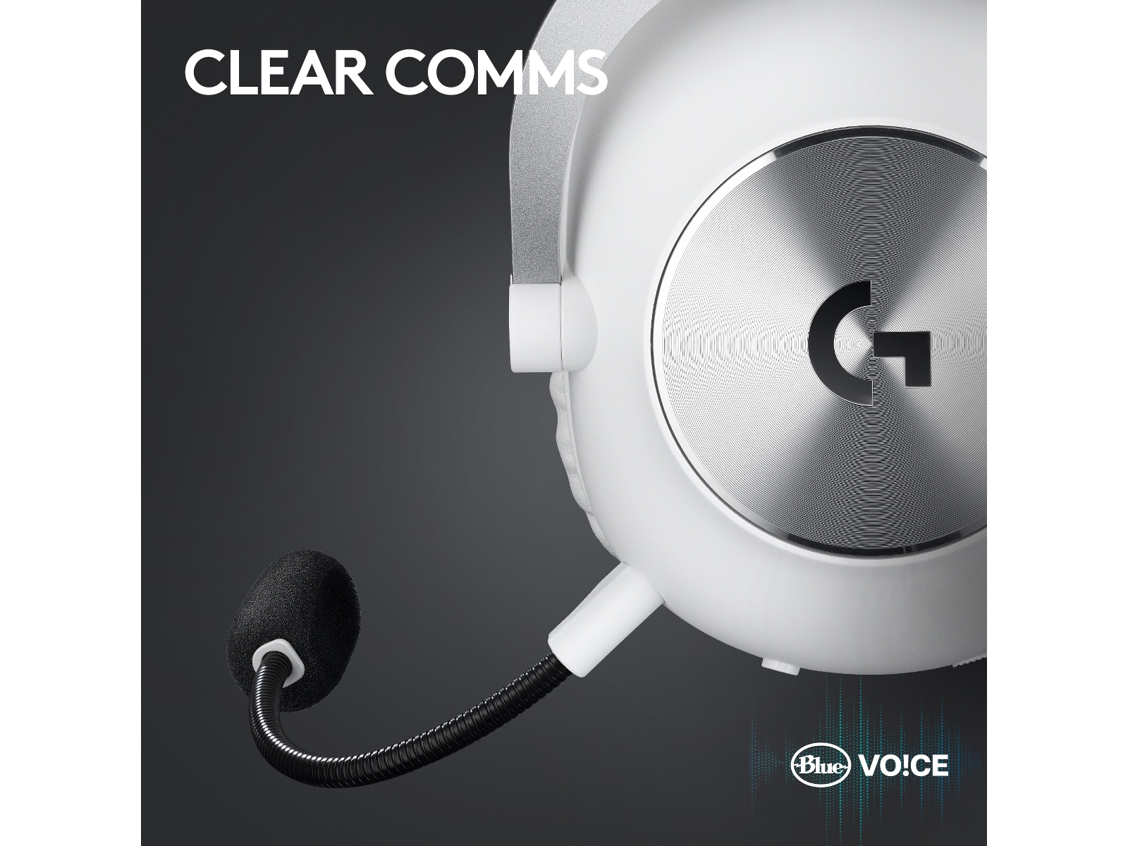 Logitech Pro X 2 Lightspeed Trådlöst Gaming Headset (vit) Gamingheadset