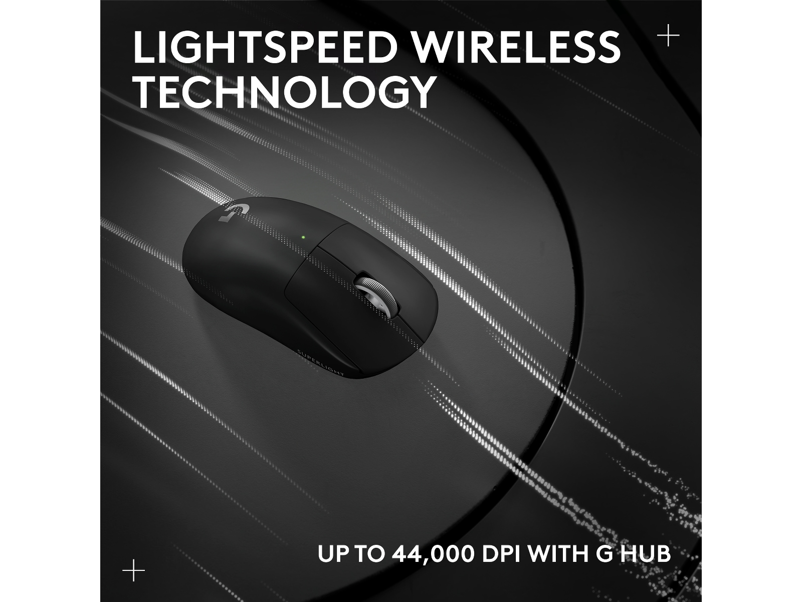 Logitech G Pro X Superlight 2 Lightspeed Trådlös Gamingmus (svart) Gamingmus