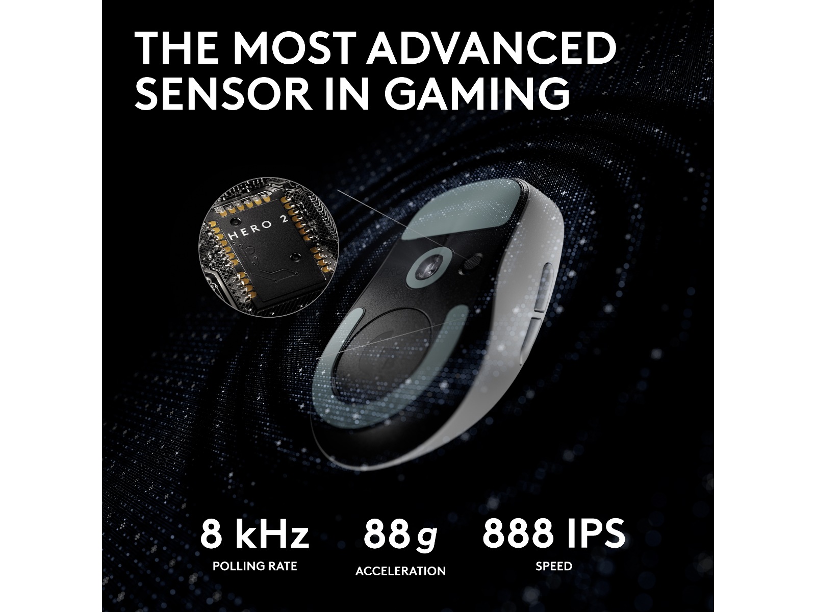 Logitech G Pro X Superlight 2 Lightspeed Trådlös Gamingmus (vit) Gamingmus