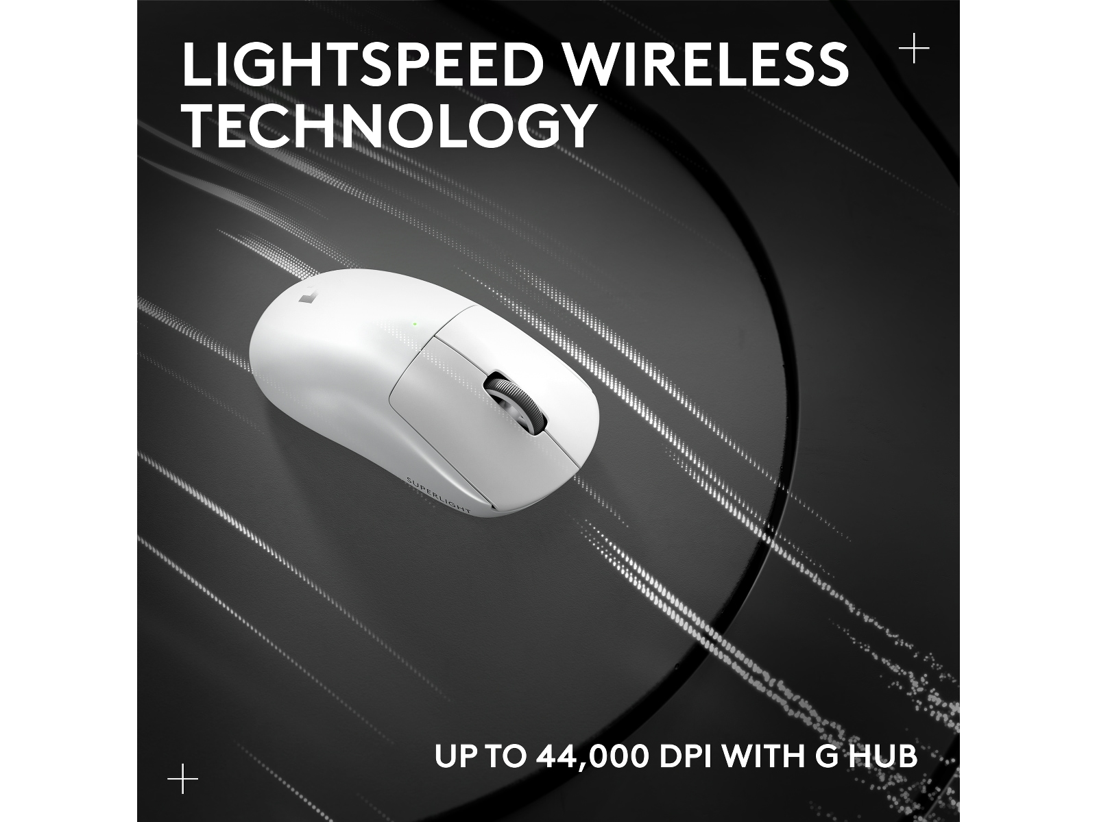 Logitech G Pro X Superlight 2 Lightspeed Trådlös Gamingmus (vit) Gamingmus