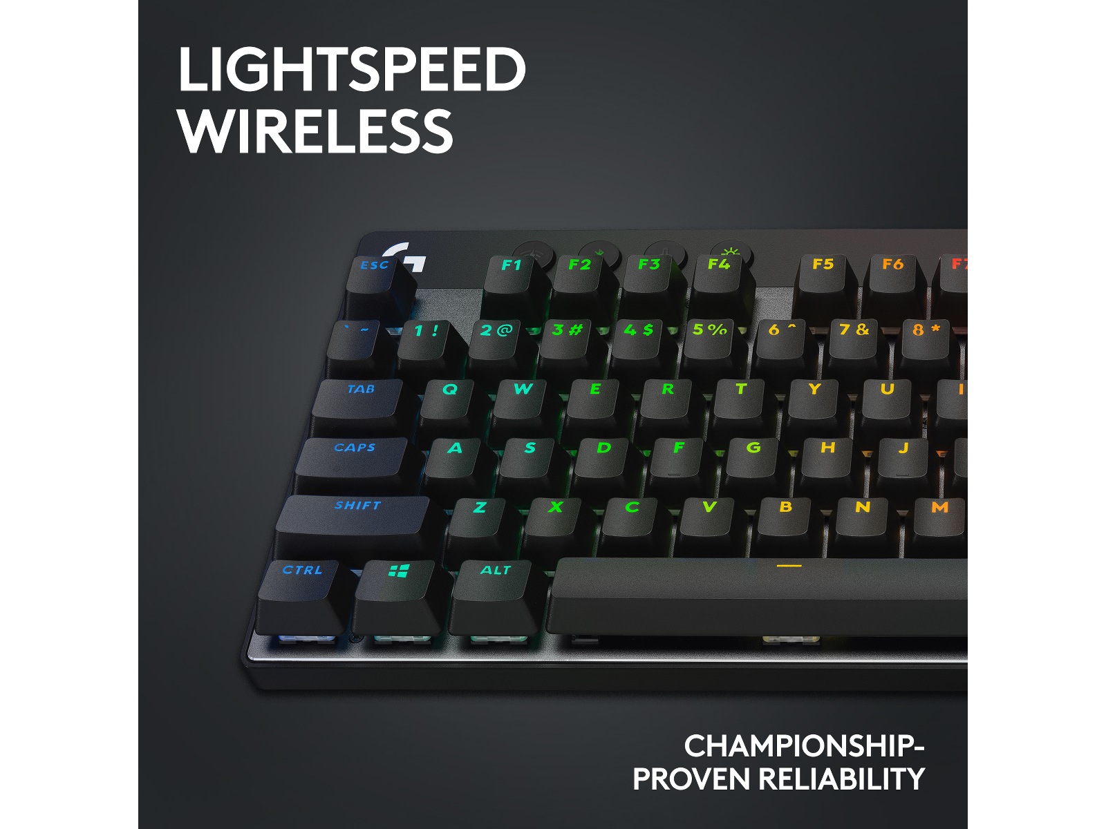 Logitech G Pro X TKL Lightspeed Trådlöst Gamingtangentbord (svart) Gamingtangentbord