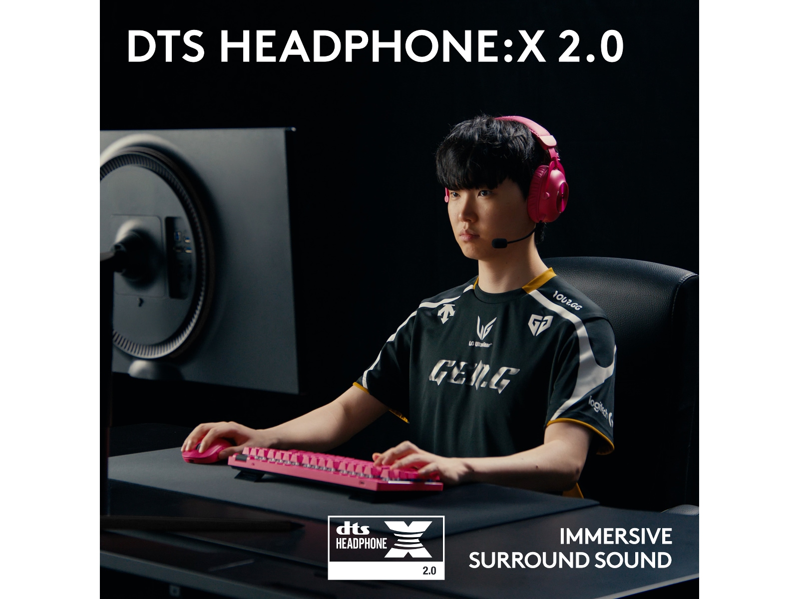 Logitech Pro X 2 Lightspeed Trådlöst Gaming Headset (magenta) Gamingheadset