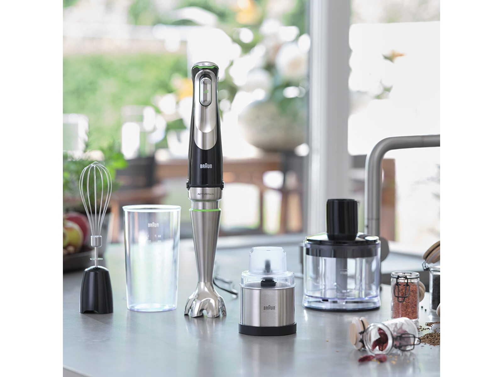 Braun MultiQuick 9 stavmixer MQ 9138X (svart/stål) Stavmixers & elvispar