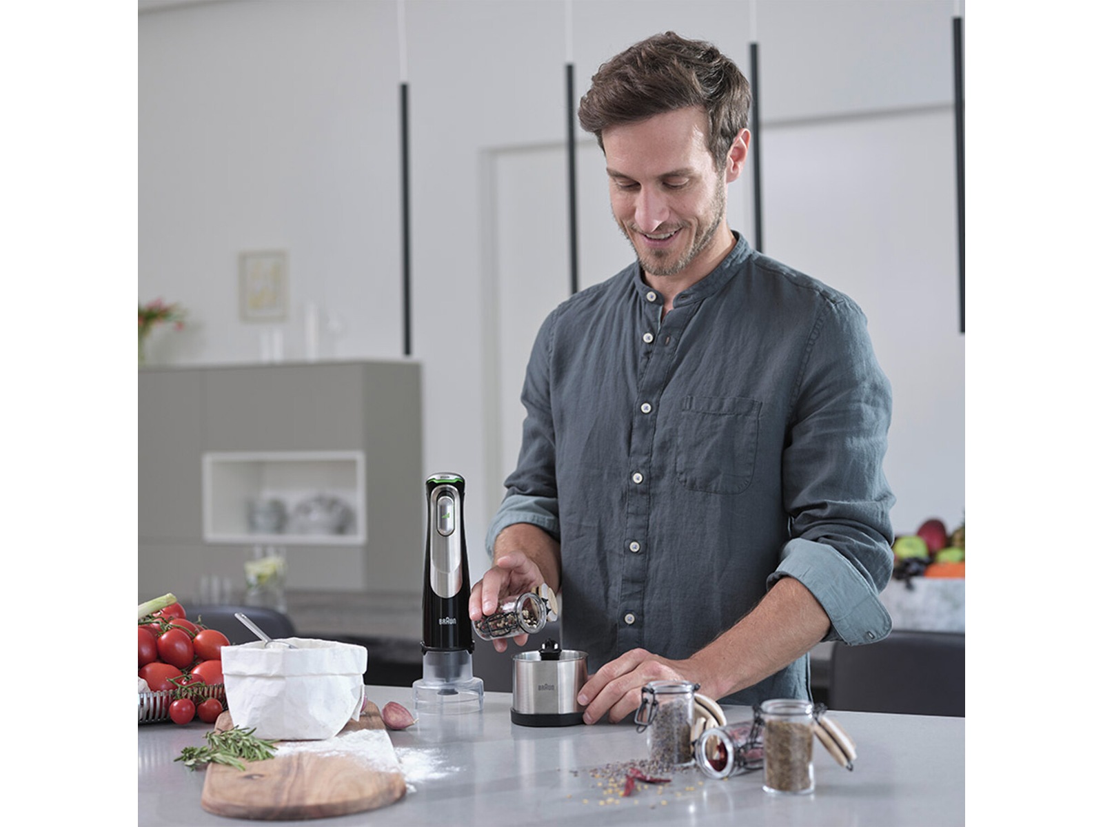 Braun MultiQuick 9 stavmixer MQ 9138X (svart/stål) Stavmixers & elvispar