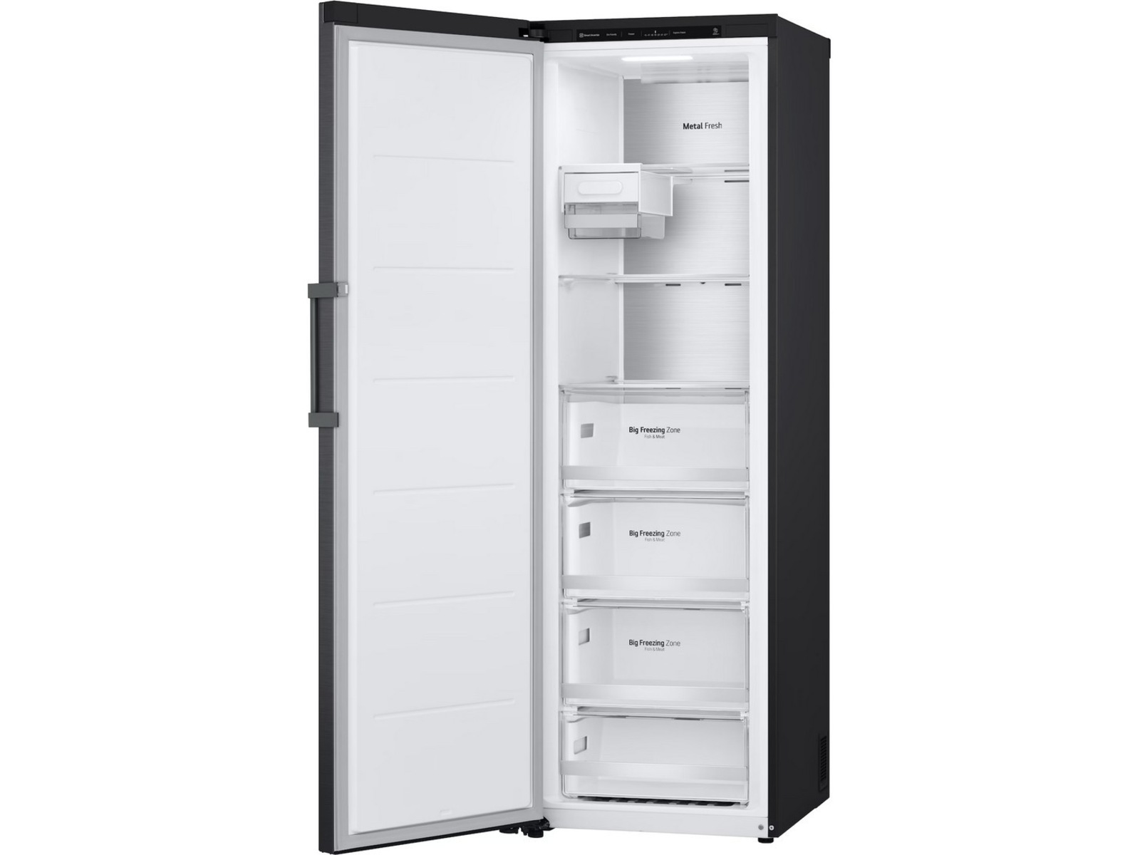 LG GLT71MCCSZ Kylskåp (matt svart) + Frysskåp Kylskåp