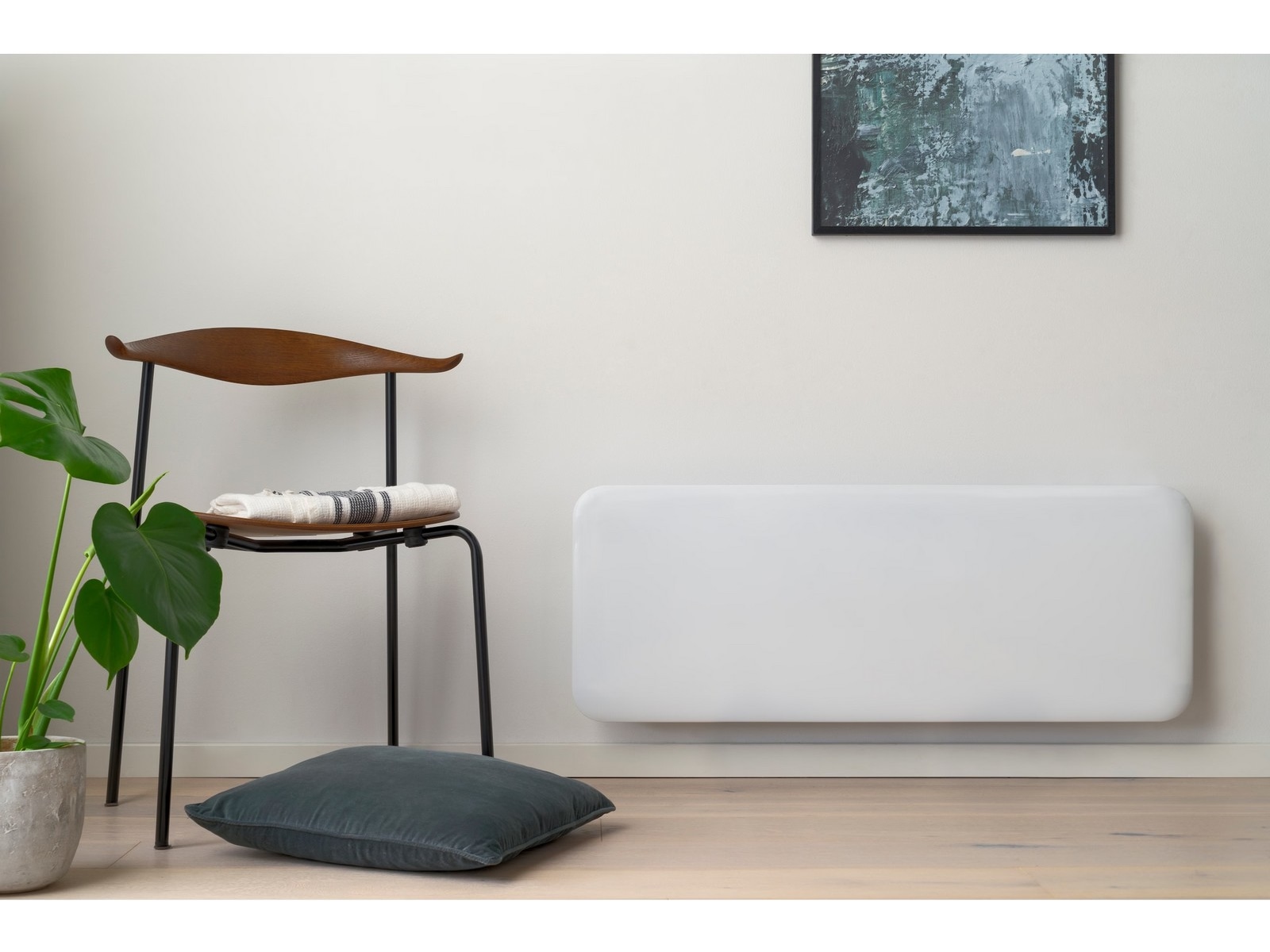 Mill Invisible Panelelement 1300W (vit) 2-pack Panelelement