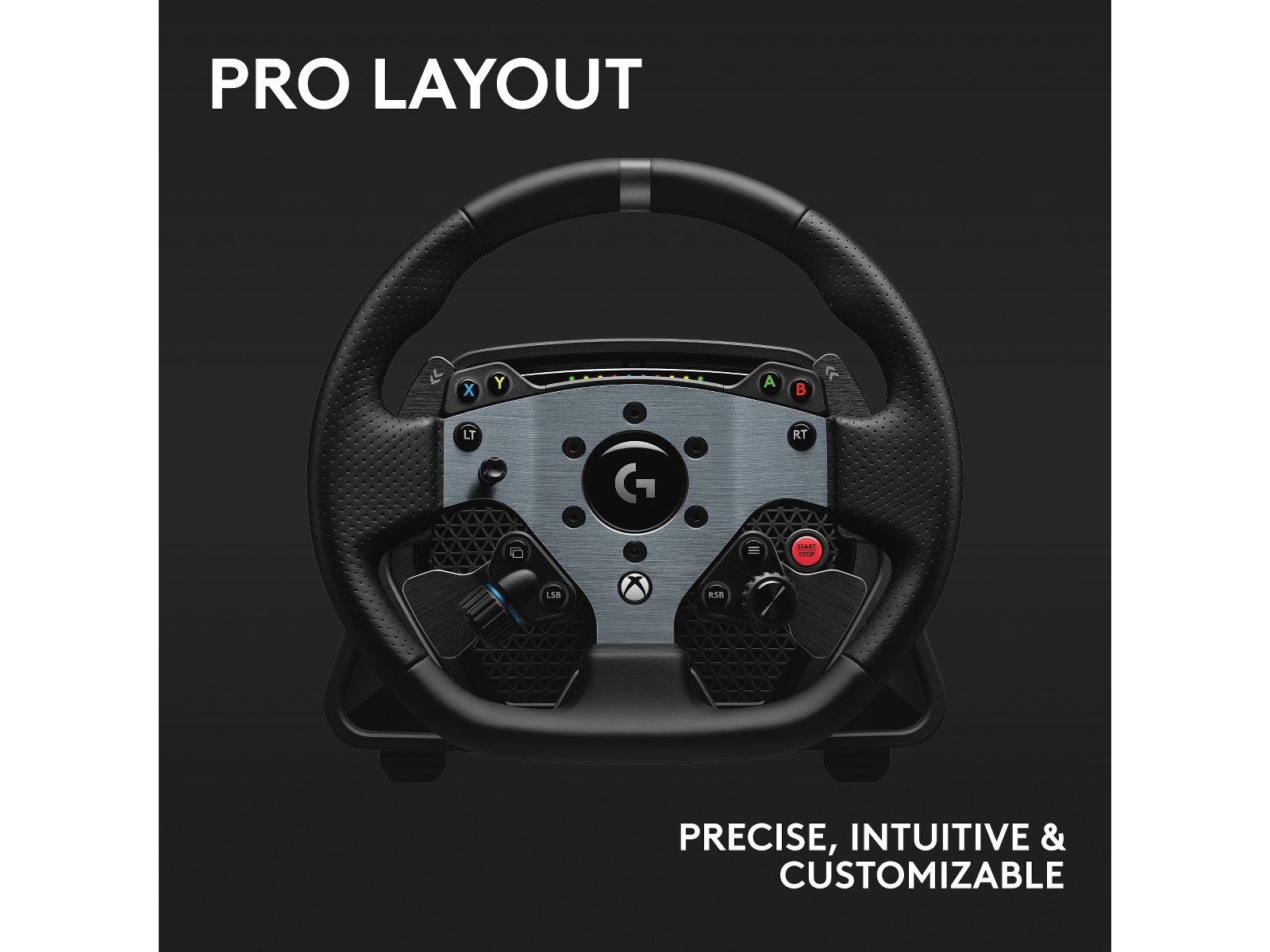 Logitech G PRO Racing Wheel Ratt och pedaler