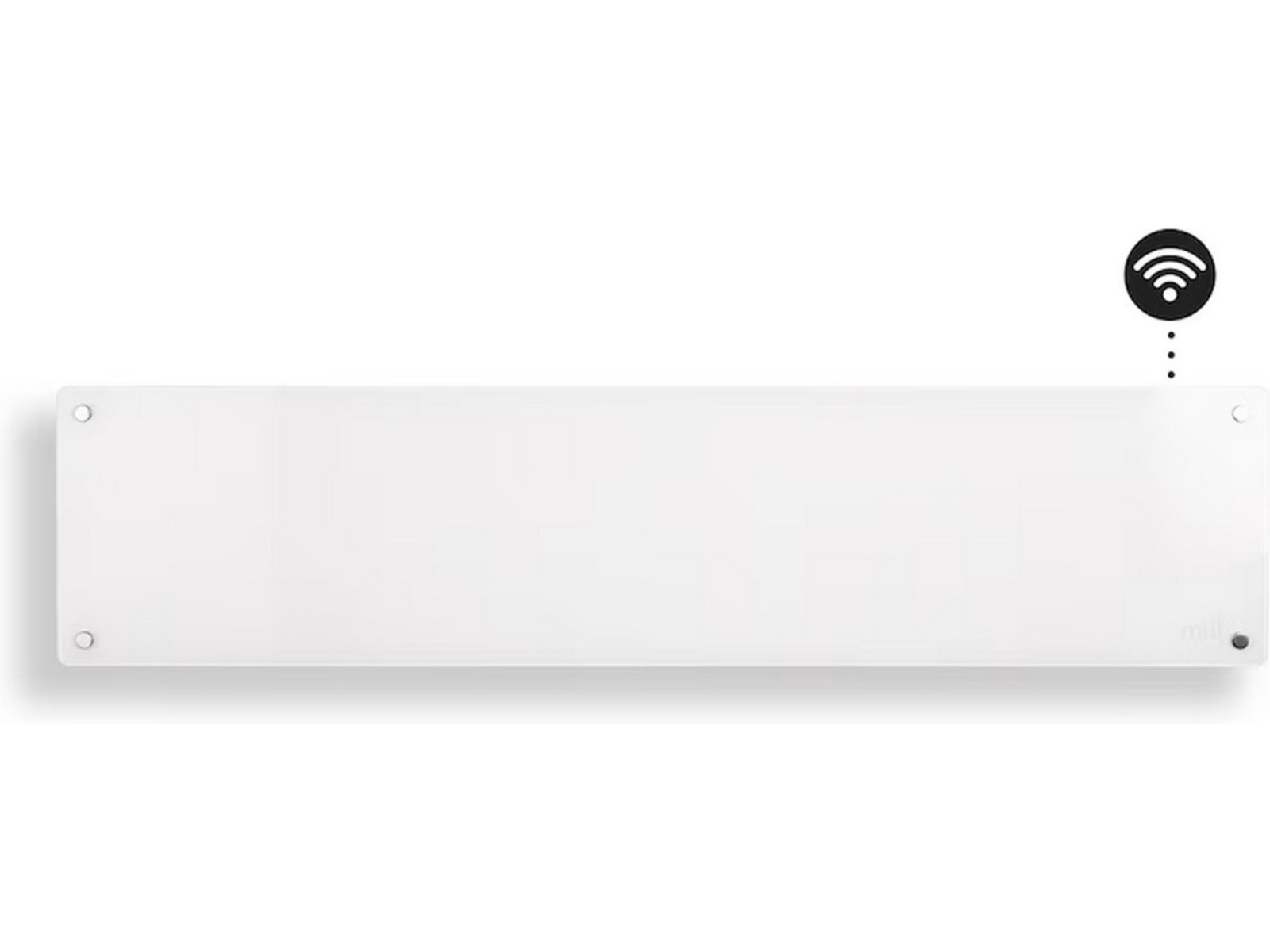 Mill Glas WiFi Gen 3 Panelelement 850W (vit) 2-pack Panelelement