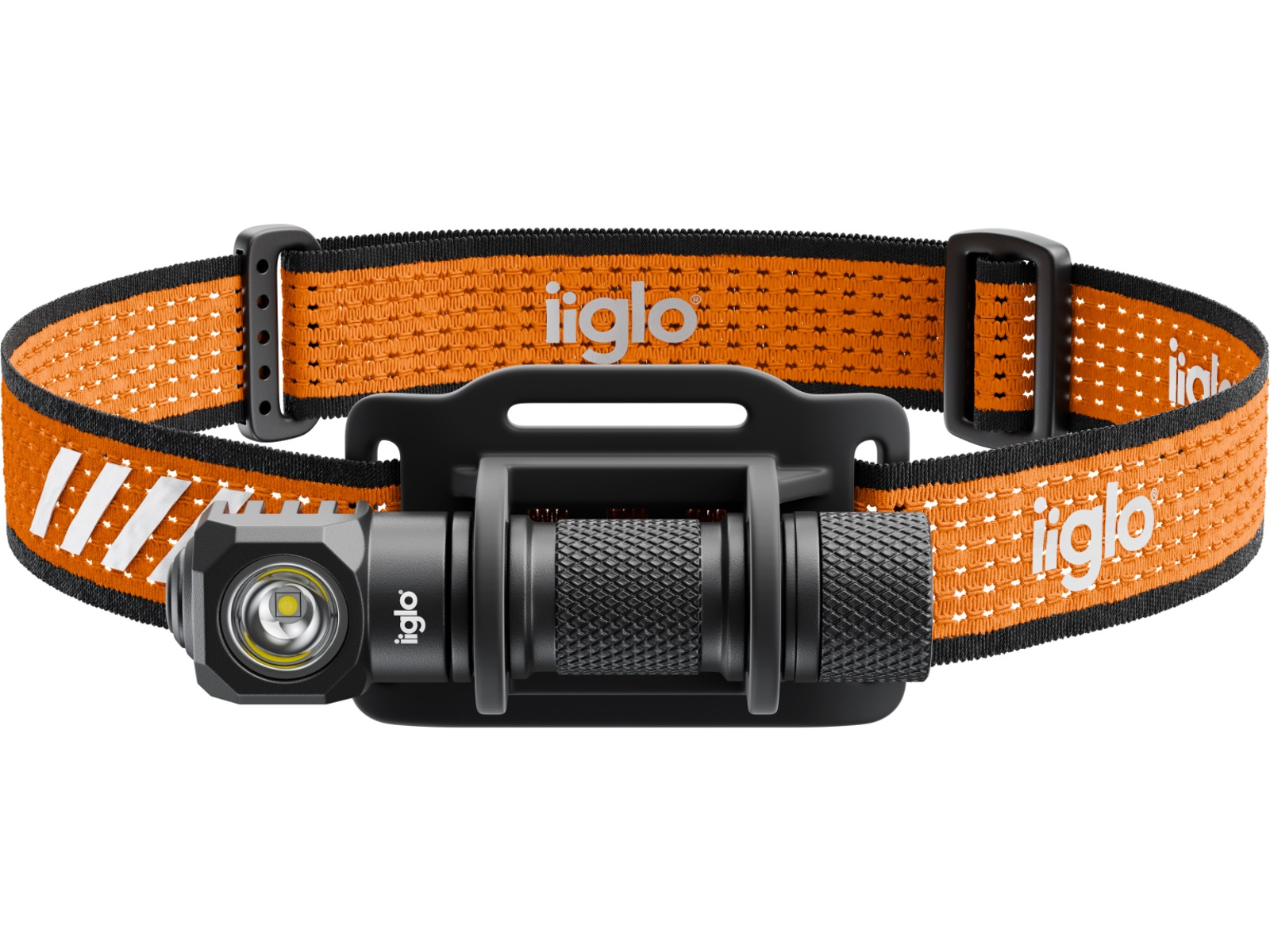 iiglo pannlampa 1000 lumen, 2-i-1 6500K Pannlampor & ficklampor