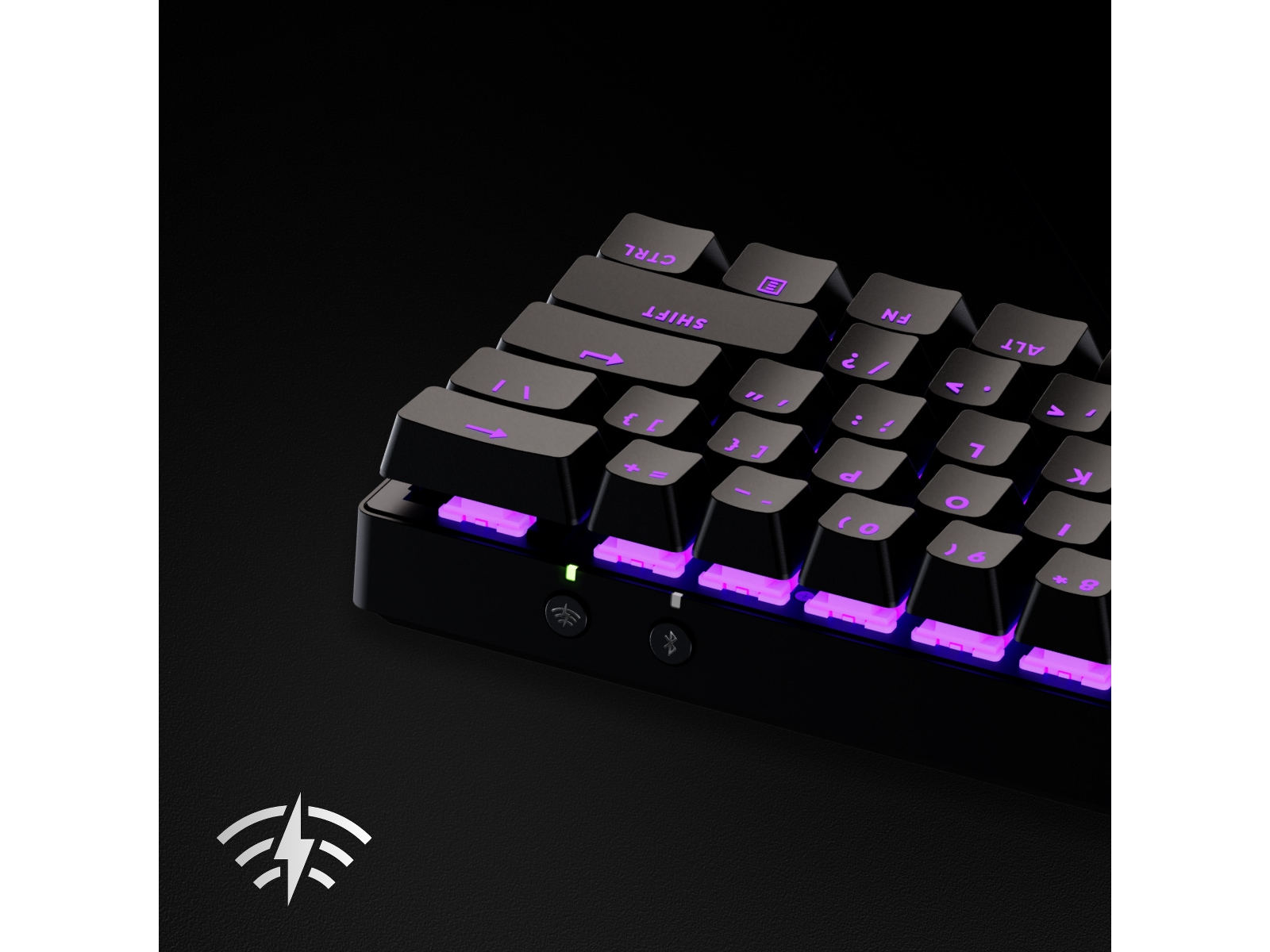 Logitech G Pro X 60 Lightspeed Tactile trådlöst gamingtangentbord (svart) Gamingtangentbord