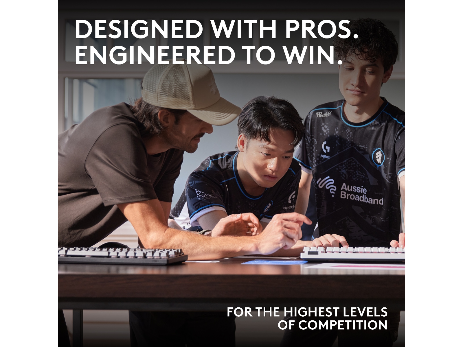 Logitech G Pro X 60 Lightspeed Tactile trådlöst gamingtangentbord (vit) Gamingtangentbord