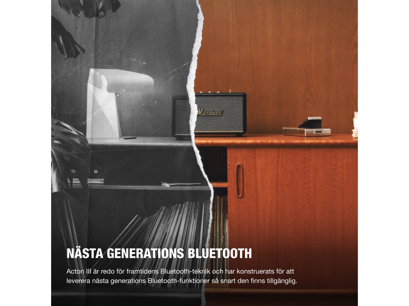 Marshall Acton III Trådlös bluetooth högtalare (Svart) Trådlös / Bluetooth högtalare