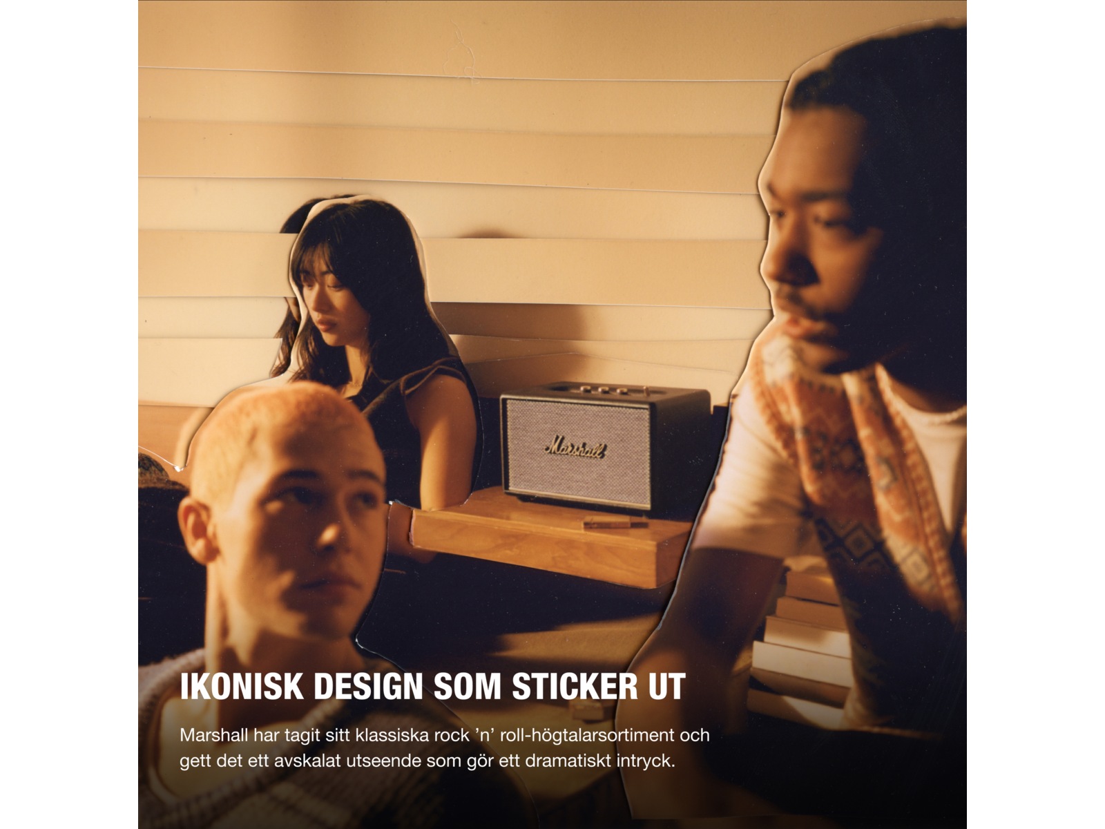 Marshall Acton III Trådlös bluetooth högtalare (Svart) Trådlös / Bluetooth högtalare