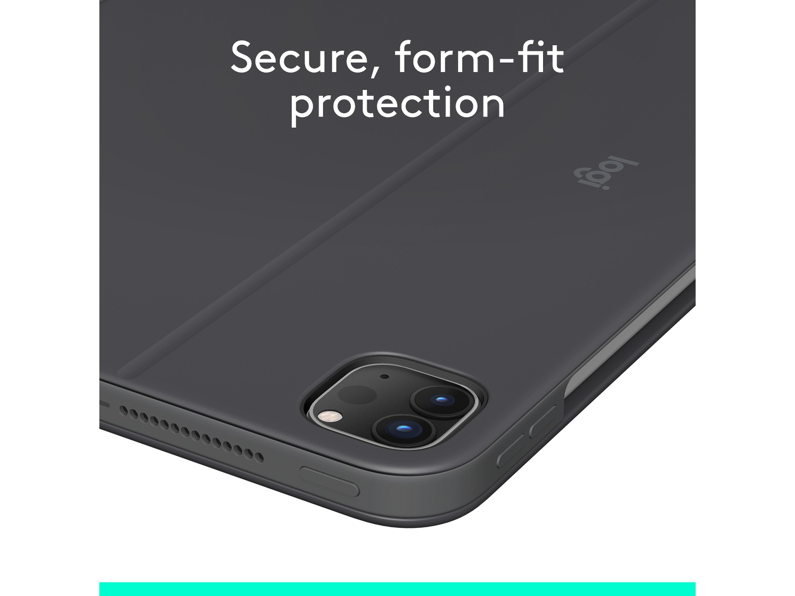 Logitech iPad Pro 11" Combo Touch Tangentbordfodral (grafitt) Skydd