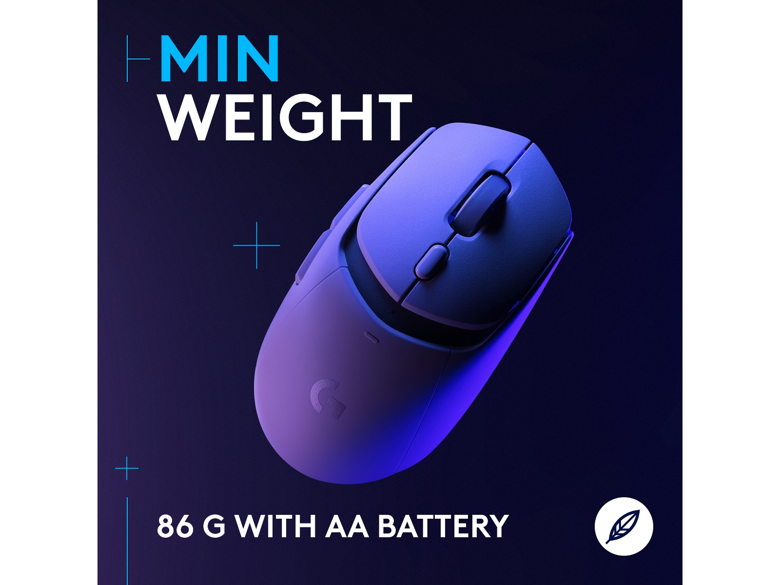 Logitech G G309 Lightspeed Gamingmus (vit) Gamingmus