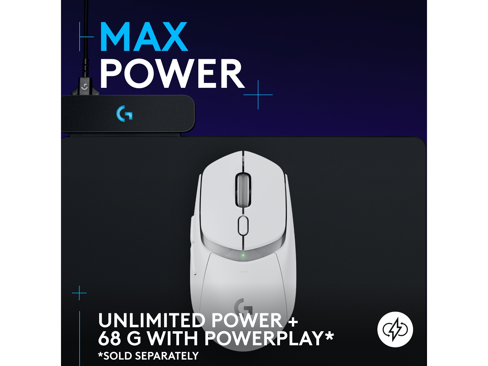 Logitech G G309 Lightspeed Gamingmus (vit) Gamingmus