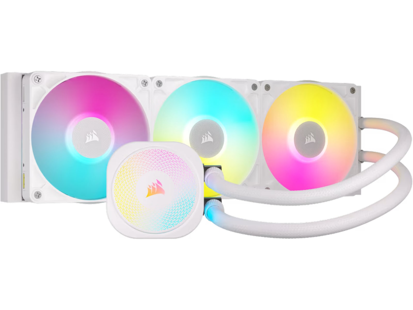 Corair iCUE LINK Titan 360 RX RGB AIO Kylare (vit) CPU - Vattenkylning