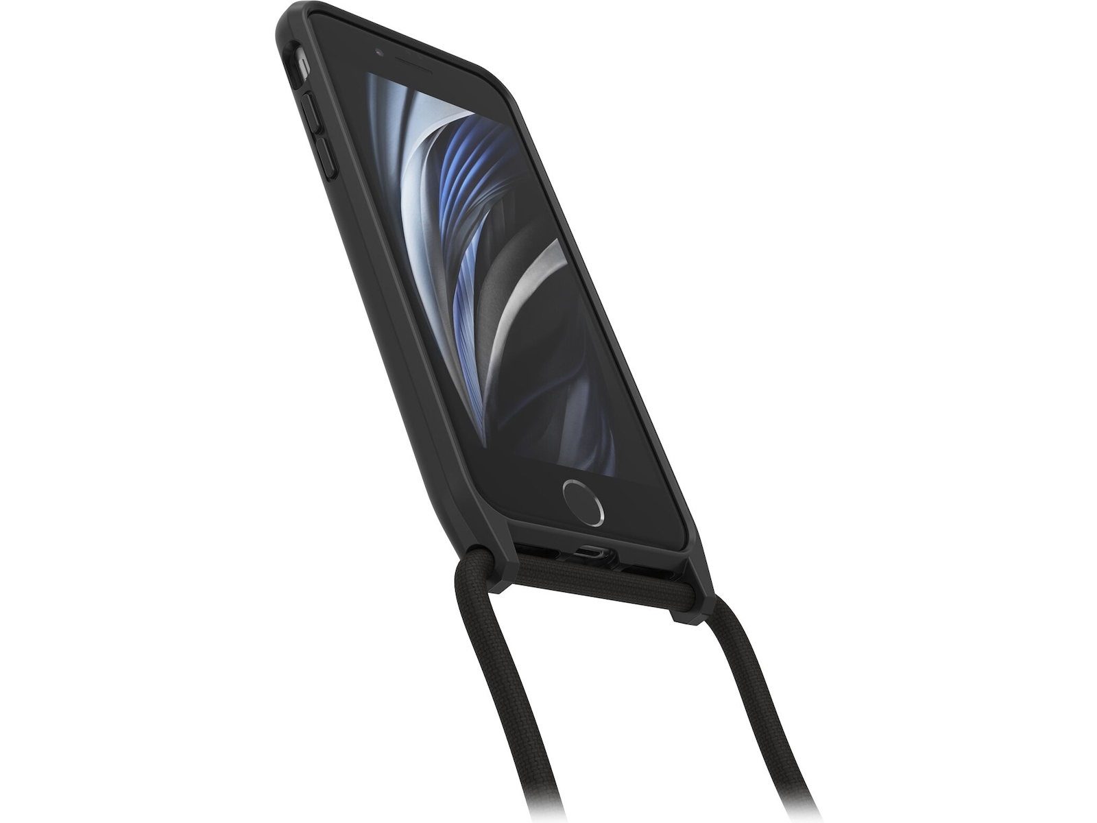 OtterBox iPhone SE React Necklace - ProPack (svart) Mobilskal