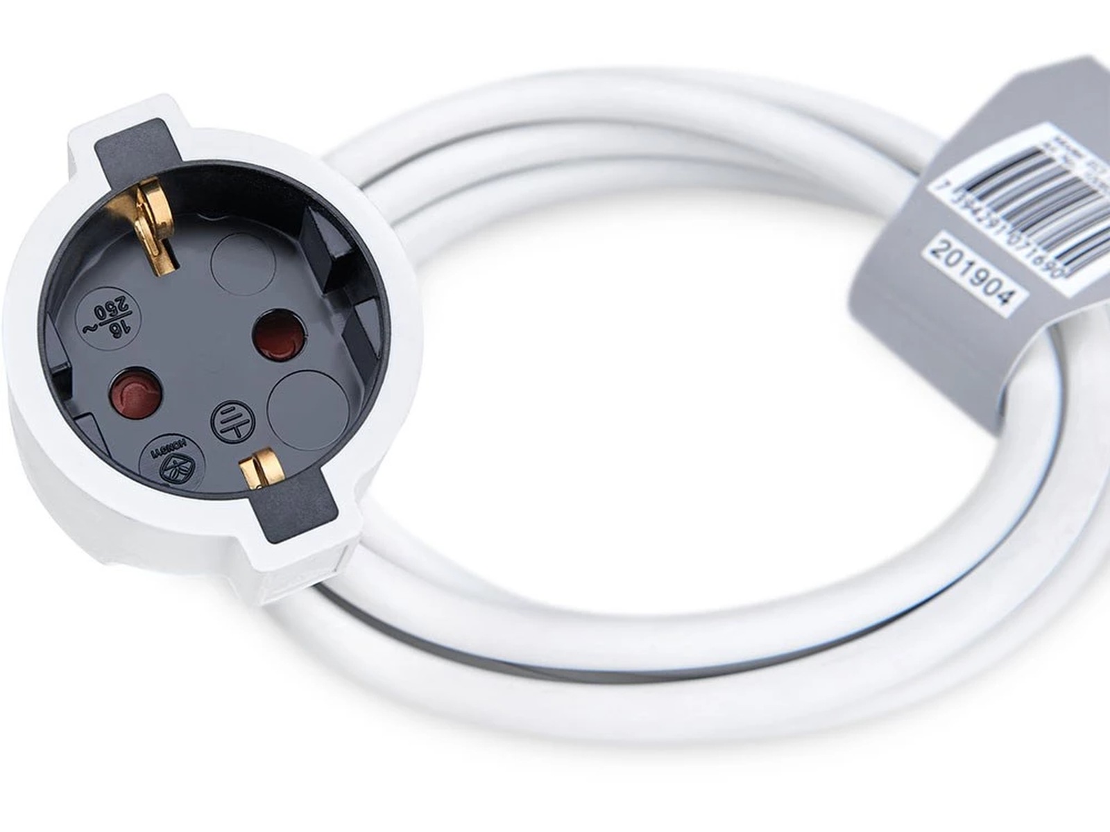 Andersson Förlängningssladd 5m (vit) Förlängningskabel & förgrening