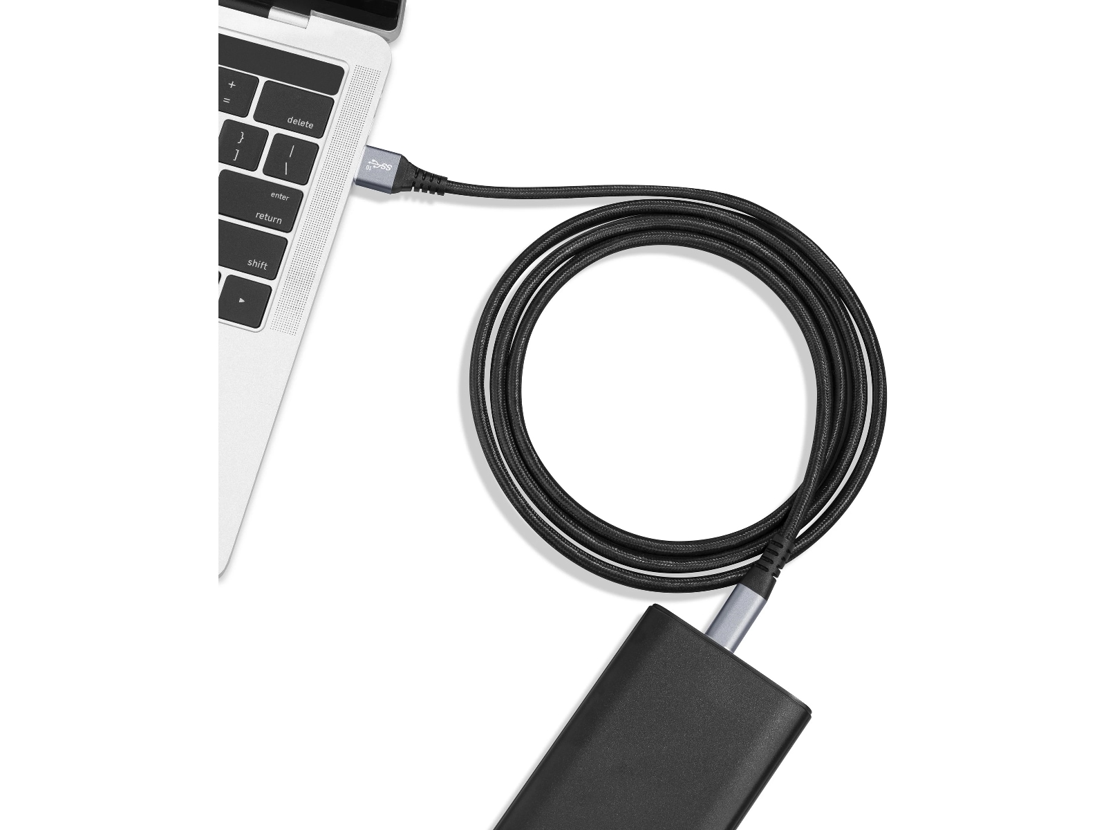 Andersson USB-C till USB-A kabel 3m (svart) USB-kablar