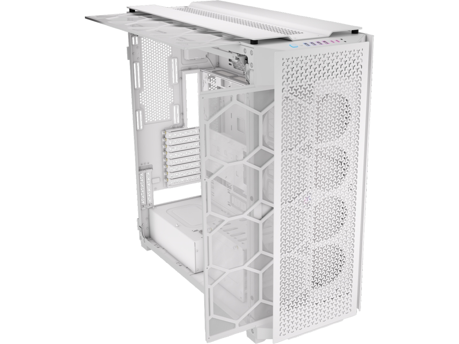 Corsair iCUE Link 9000D RGB Super Tower (vit) Big tower