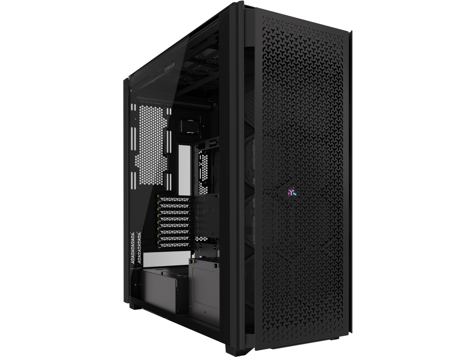 Corsair iCUE Link 9000D RGB Super Tower (svart) Big tower