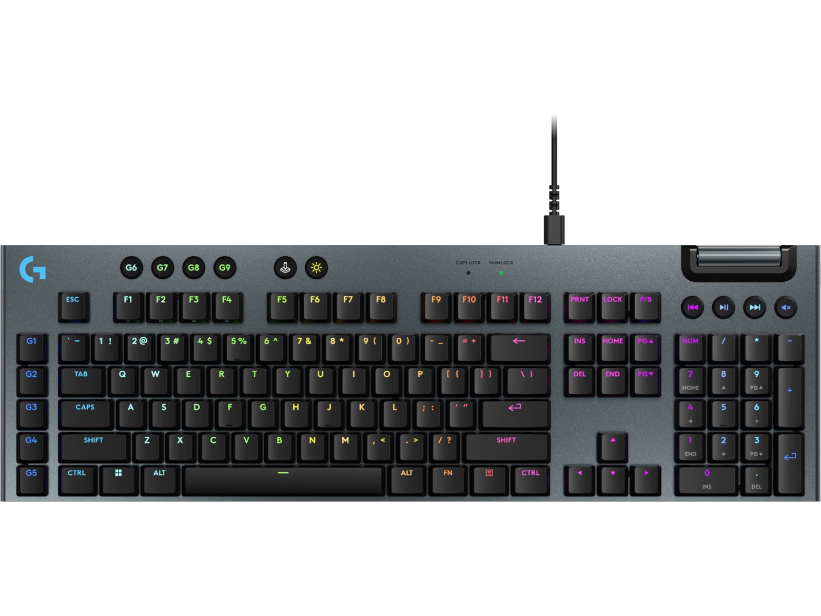 Logitech G915 X Gamingtangentbord (svart) Gamingtangentbord